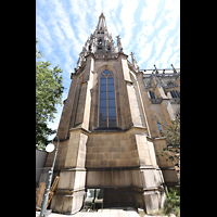 Linz, Maria-Empfngnis-Dom, Turm von Westen