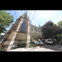 Linz, Maria-Empfngnis-Dom, Ansicht von Westen