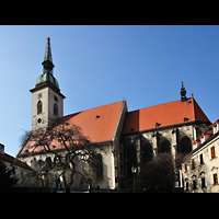 Bratislava (Pressburg), Dm sv. Martina (Dom St. Martin), Seitenansicht von auen