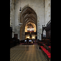 Bratislava (Pressburg), Dm sv. Martina (Dom St. Martin), Blick vom Chor durch die gesamte Kirche zur Orgel