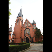 Berlin, Auenkirche, Fassade und Turm