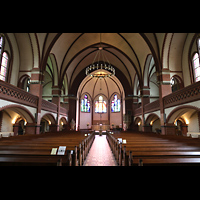 Berlin, Auenkirche, Innenraum in Richtung Chor