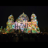 Berlin, Dom, Festival of Lights 2024 - Beleuchteter Dom