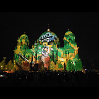 Berlin, Dom, Festival of Lights 2024 - Beleuchteter Dom
