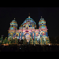 Berlin, Dom, Festival of Lights 2024 - Beleuchteter Dom