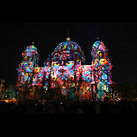 Berlin, Dom, Festival of Lights 2024 - Beleuchteter Dom