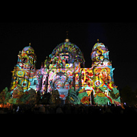Berlin, Dom, Festival of Lights 2024 - Beleuchteter Dom