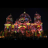 Berlin, Dom, Festival of Lights 2024 - Beleuchteter Dom
