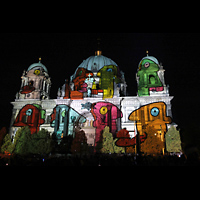 Berlin, Dom, Festival of Lights 2024 - Beleuchteter Dom