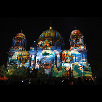 Berlin, Dom, Festival of Lights 2024 - Beleuchteter Dom
