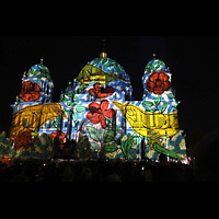 Berlin, Dom, Festival of Lights 2024 - Beleuchteter Dom