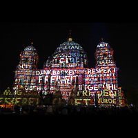Berlin, Dom, Festival of Lights 2024 - Beleuchteter Dom