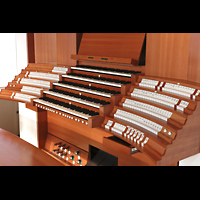 Hamburg, Hauptkirche St. Nikolai, Spieltisch seitlich