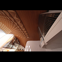 Hamburg, Hauptkirche St. Nikolai, Blick von der r�ckseitigen Empore / Chorwerk in die Kirche