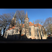 Schleswig, Dom St. Petri, Ansicht von S�dosten von der S�derdomstra�e