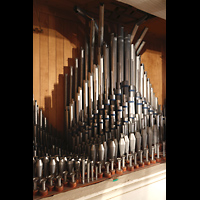 Schleswig, Dom St. Petri, Pfeifen im Brustwerk der Chororgel