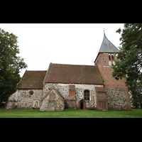 Zettemin, Dorfkirche, Ansicht von Norden