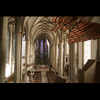 Mnster, St. Lamberti, Blick von den Spanischen Trompeten zur Chororgel