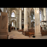 Mnster, St. Lamberti, Blick von der Chororgel zur groen Orgel