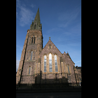 Glasgow, St. Mary's Episcopal Cathedral, Auenansicht von Chor aus