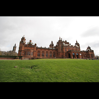 Glasgow, Kelvingrove Museum, Concert Hall, Seitenansicht von auen