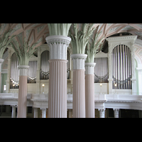 Leipzig, Nikolaikirche, Sulen und Orgel