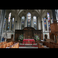 London, Temple Church, Altar und Kanzel