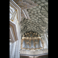 Halle (Saale), Marktkirche Unserer Lieben Frauen, Kanzel und groe Orgel