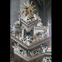 Halle (Saale), Marktkirche Unserer Lieben Frauen, Kanzel-Detail