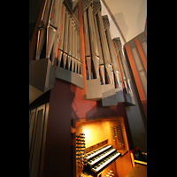 Dsseldorf, Basilika St. Lambertus, Spieltisch und Orgel