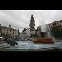 London, St. Martin-in-the-Fields, Trafalgar Square mit Kirche