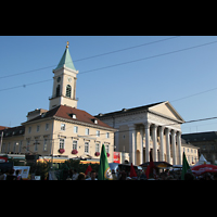 Karlsruhe, Stadtkirche, Gesamtansicht von auen