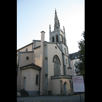 Luzern, Matthuskirche, Fassade und Turm
