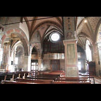 Lugano, Cattedrale, Innenraum mit Orgel