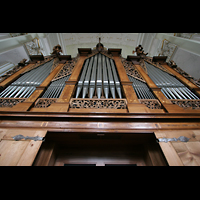 Engelberg, Klosterkirche, Chororgel-Prospekt