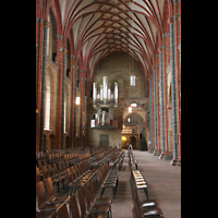 Bremen, Dom St. Petri, Seitenschiff mit Bachorgel