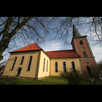 Harpstedt, Christuskirche, Auenansicht von der Seite