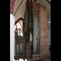 Tangermnde, St. Stephan, Orgel von der Seitenempore aus gesehen