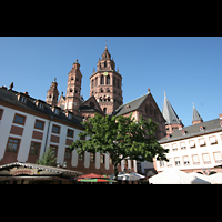 Mainz, Dom St. Martin, Auenansicht