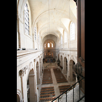 Versailles, Cathdrale Saint-Louis, Blick von der Orgelempore in die Kathedrale