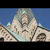 Paderborn, Dom, Turm und Giebel