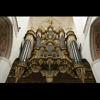 Stralsund, St. Marien, Prospekt der Stellwagen-Orgel