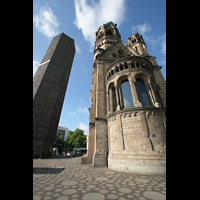 Berlin, Kaiser-Wilhelm-Gedchtniskirche, Alter und neuer Turm