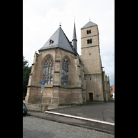 Bad Sobernheim, Matthiaskirche, Auenansicht auf den Chor