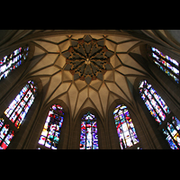 Meisenheim am Glan, Schlosskirche, Chorfenster und Gewlbe