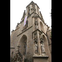 Meisenheim am Glan, Schlosskirche, Turm-Detail