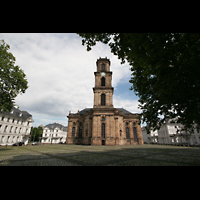 Saarbrcken, Ludwigskirche, Kirche und Ludwigsplatz