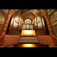 Dudelange (Ddelingen), Saint-Martin (St. Martin), Orgel und Spieltisch