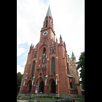 Mnchen (Munich), St. Johann Baptist (kath.), Turm und Fassade