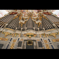 Frstenfeldbruck, Klosterkirche, Hauptorgel mit Spieltisch